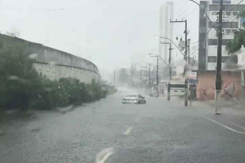 Alerta de chuvas intensas no RN é emitido pelo Inmet