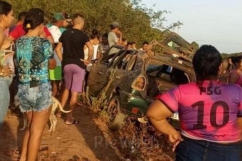 Acidente capota carro e deixa vítima fatal à Oeste do RN