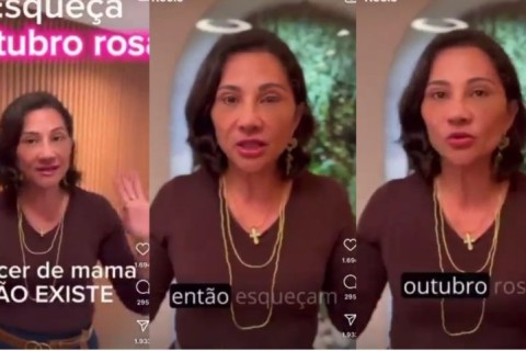 Justiça determina que médica apague post com fake news sobre câncer de mama 05/11/2024 08h10