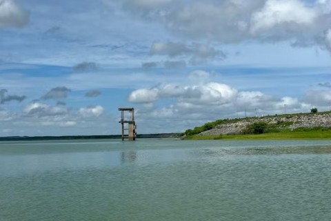 Maior reservatório do RN, barragem Armando Ribeiro chega a 74% da capacidade total